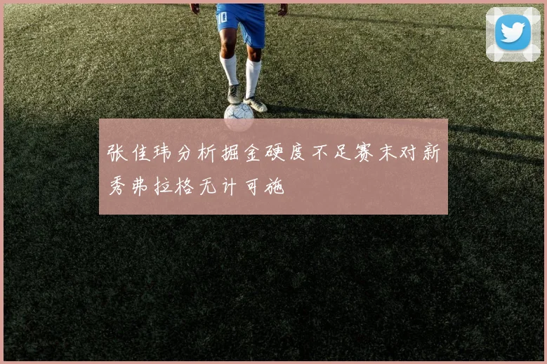 张佳玮分析掘金硬度不足赛末对新秀弗拉格无计可施